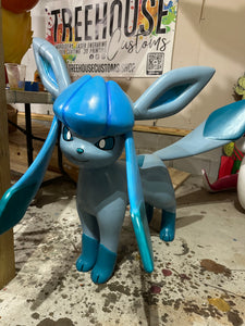 *DAMAGED* 3D Printed glaceon - true to Pokédex scale