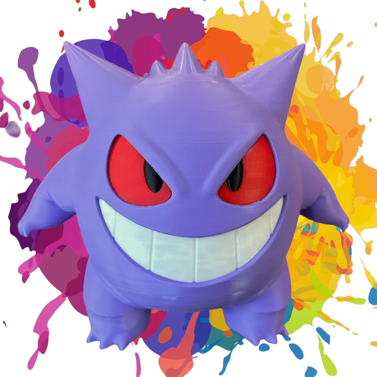 3D Printed Gengar - TwistedMack3D – TreeHouseCustoms