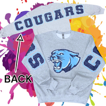 Cougars Oversized Spirit Crewneck Pullover