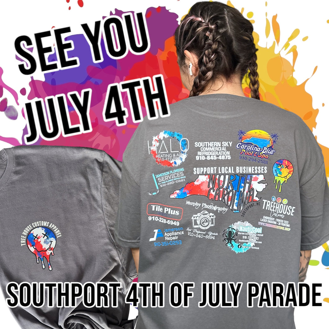 Southport NC Fourth Of July Parade Tees